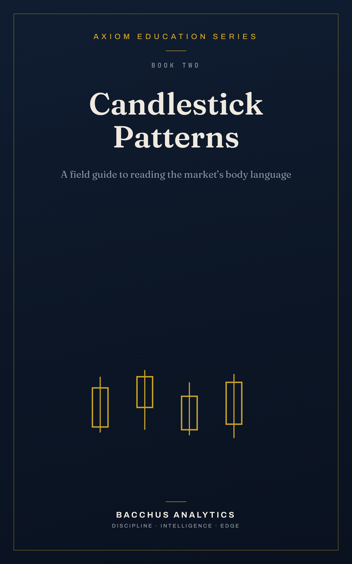 Candlestick Patterns: A Field Guide ebook cover — AXIOM Education Series Book 2