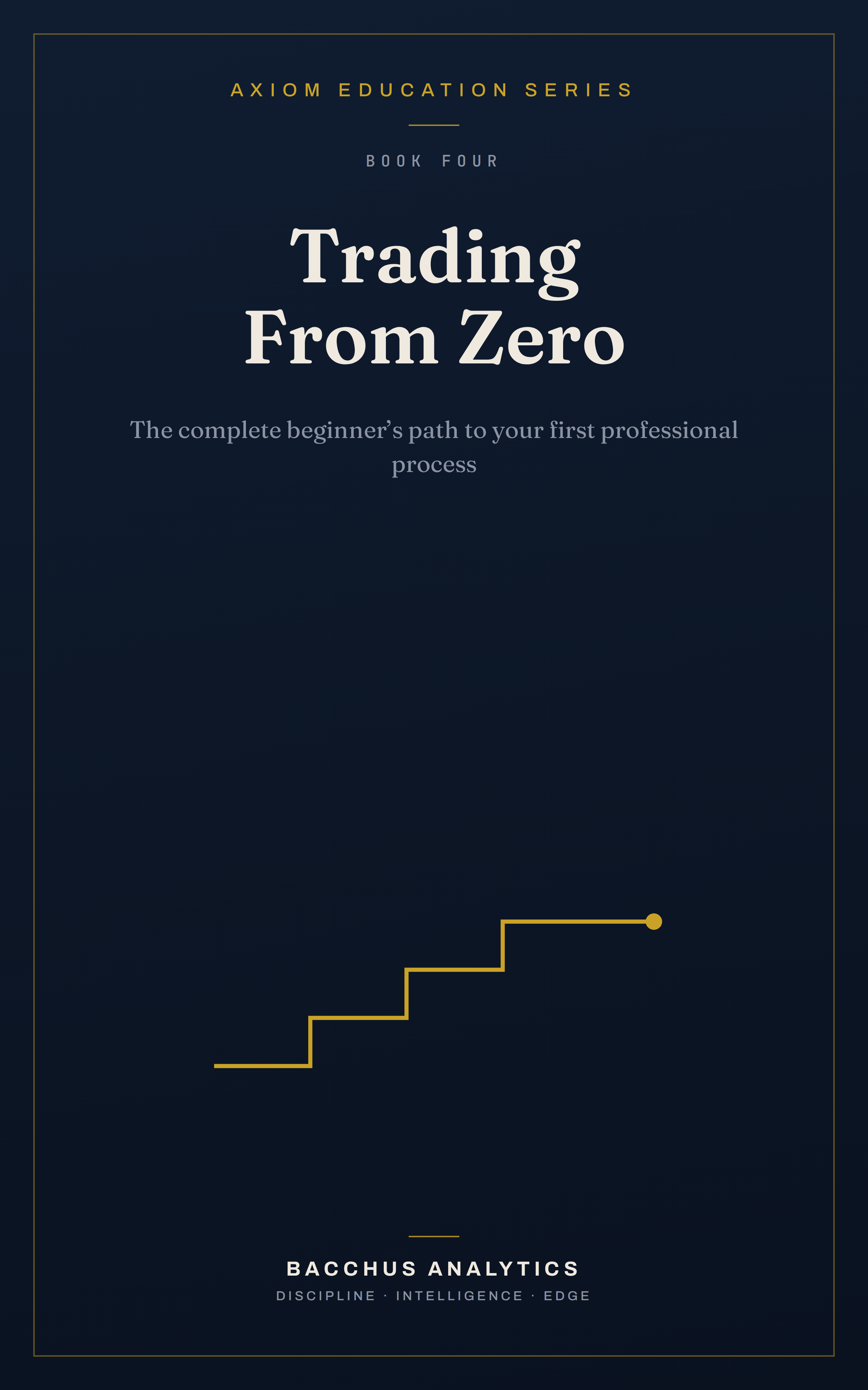 Trading From Zero ebook cover — AXIOM Education Series Book 4, beginner's trading guide