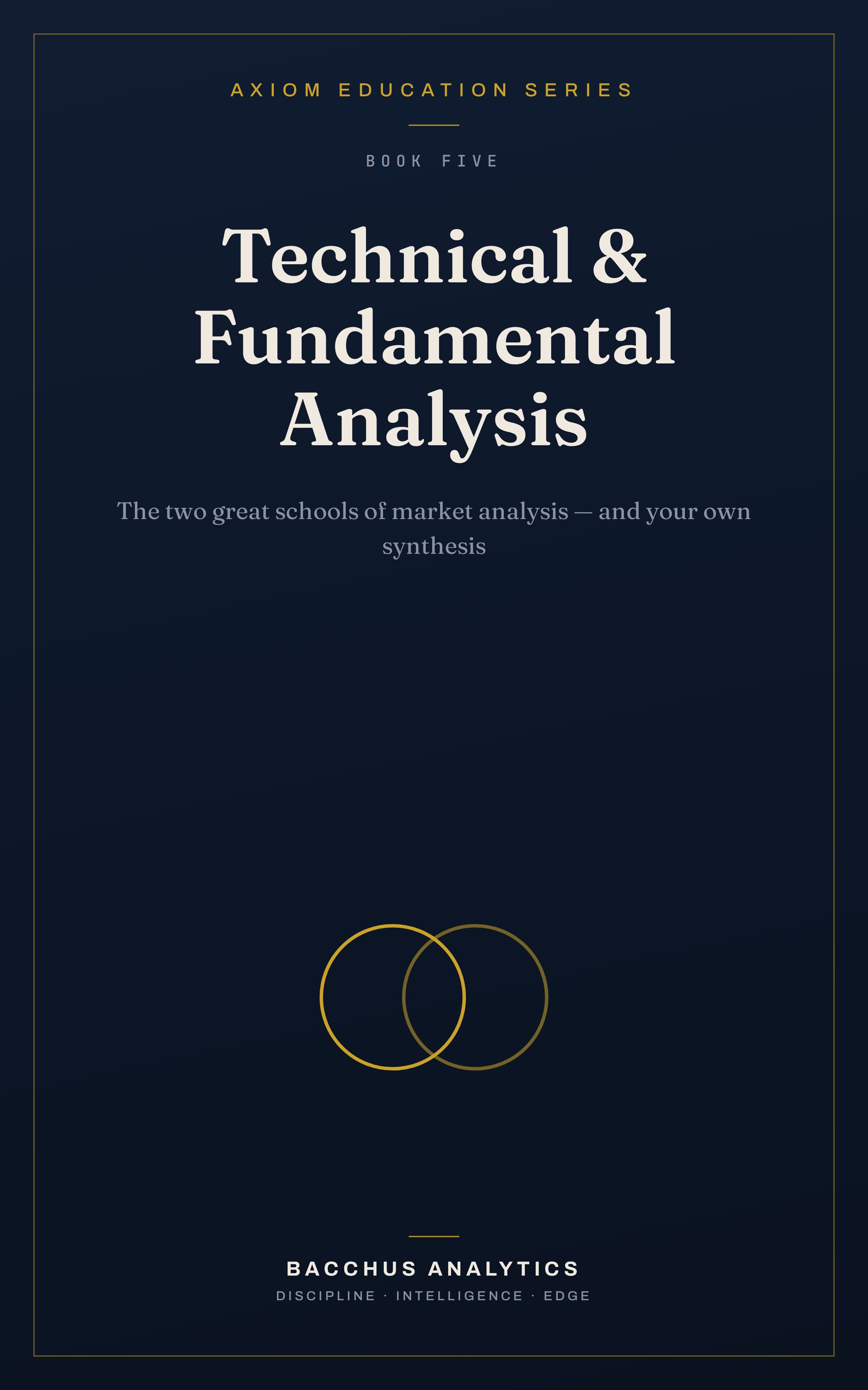 Technical & Fundamental Analysis ebook cover — AXIOM Education Series Book 5