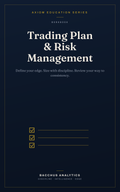 AXIOM Trading Plan & Risk Management Workbook cover — printable trading workbook